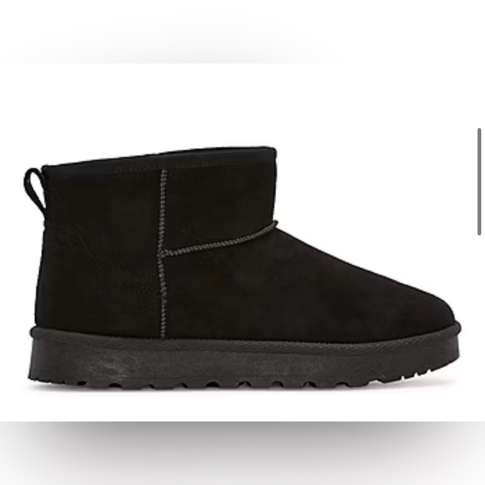 Pop Women’s Rhemmy Black Flat Heel Winter Boots